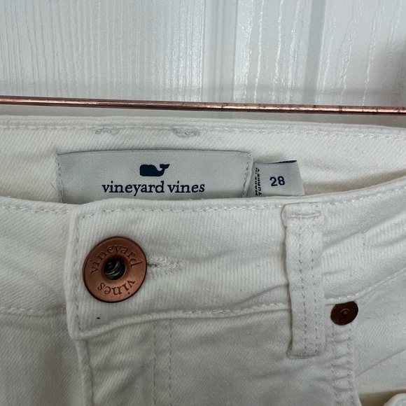 Vineyard Vines Jamie stretch skinny ankle Jean. Size 28. Raw hem. - Picture 4 of 4
